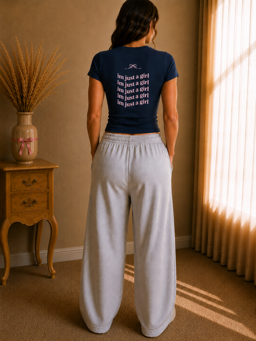 I'm Just a Girl Tight Tee