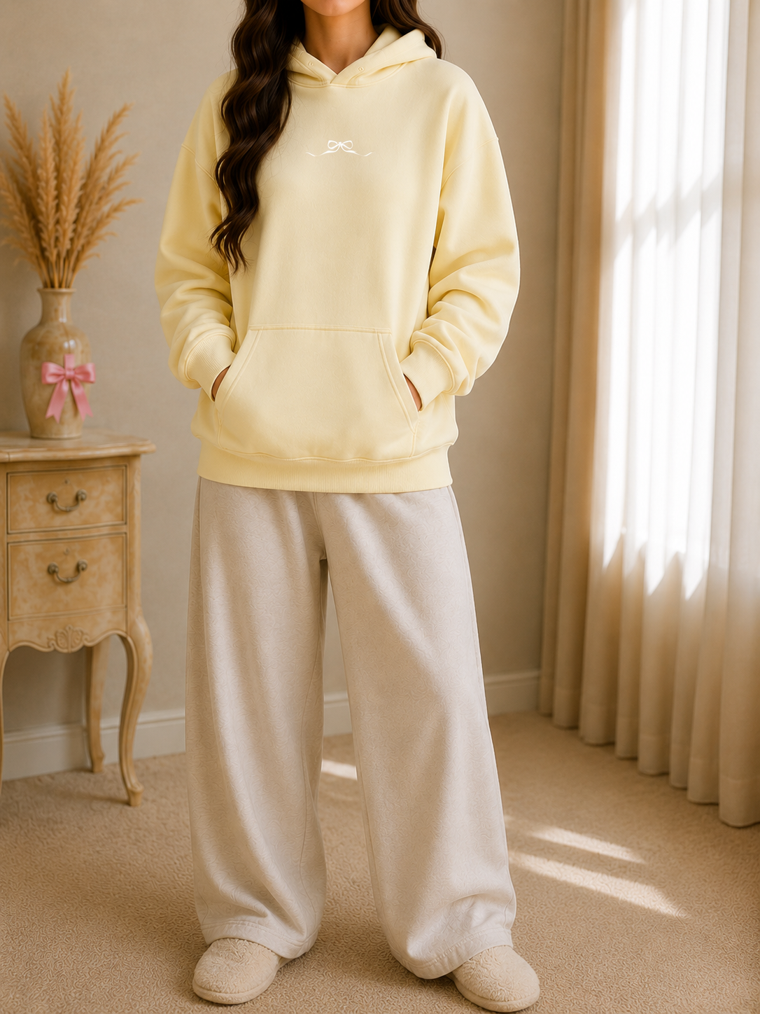I'm Just a Girl Oversized Hoodie