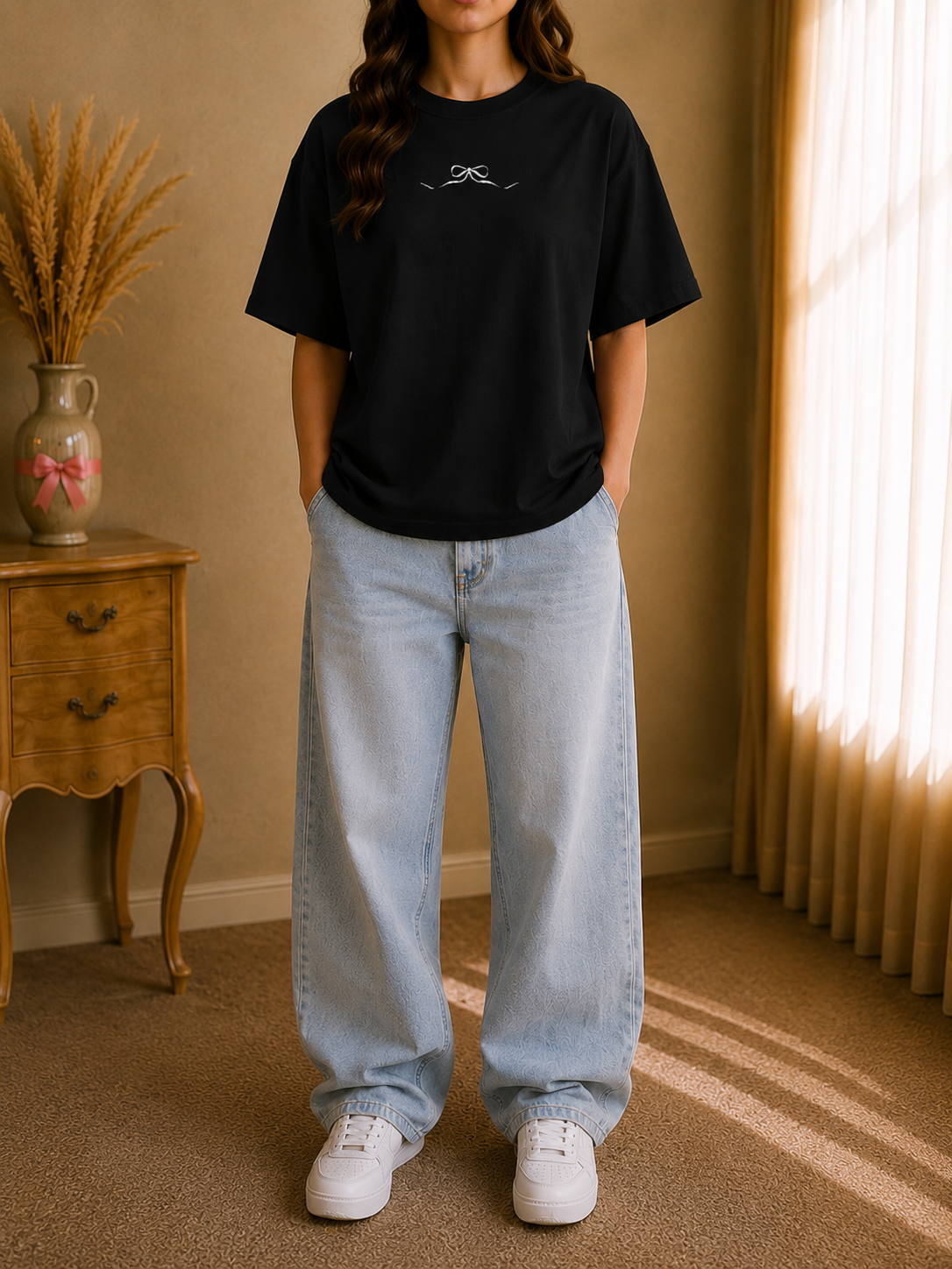 I'm Just a Girl Oversized Tee