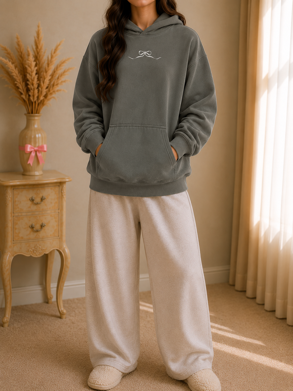 I'm Just a Girl Oversized Hoodie