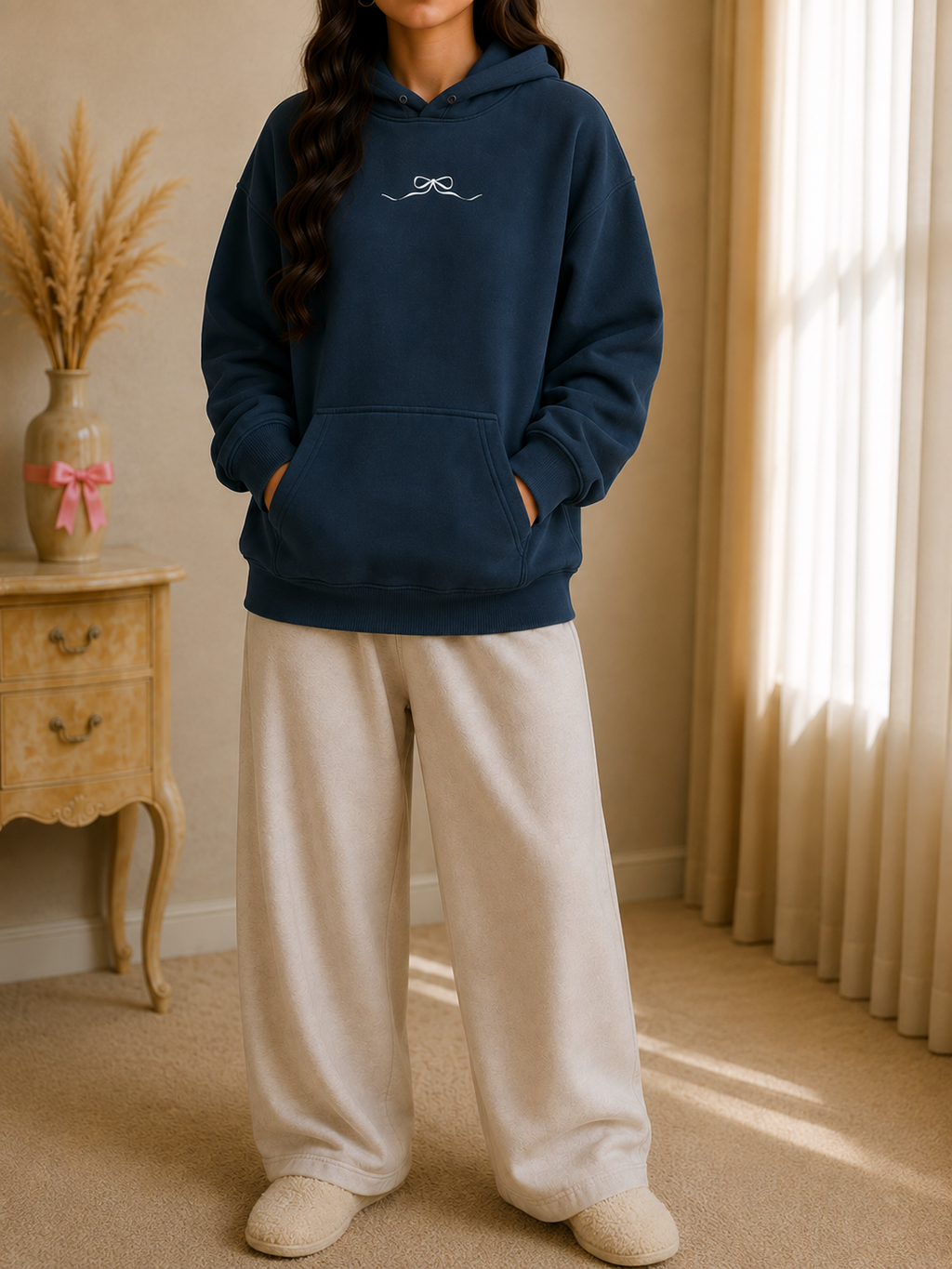 I'm Just a Girl Oversized Hoodie