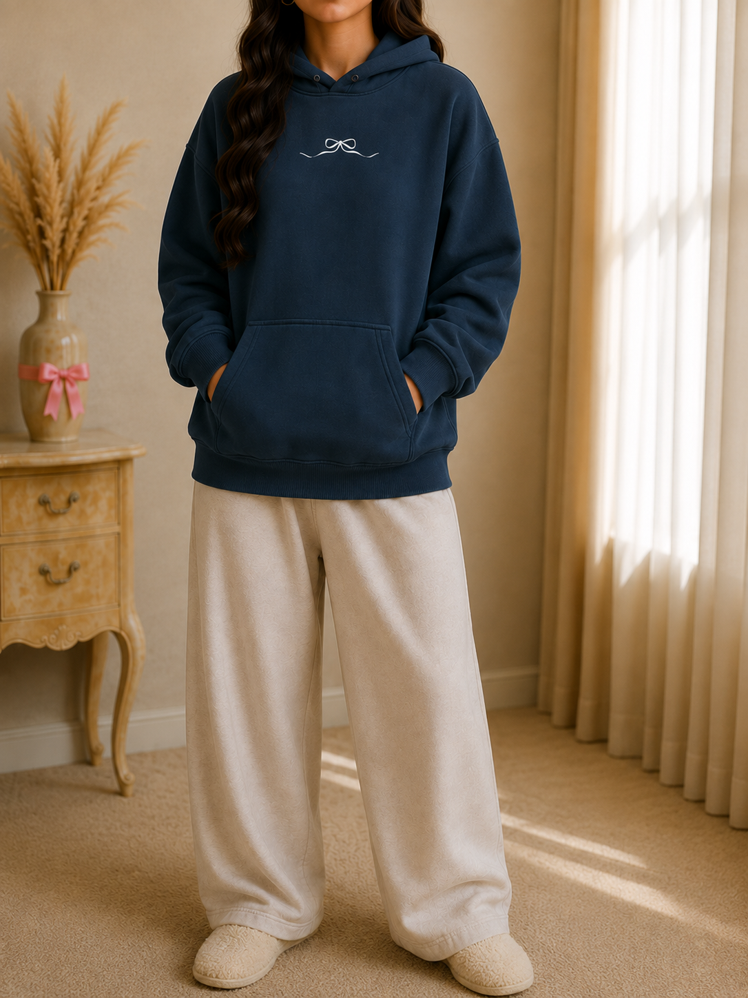 I'm Just a Girl Oversized Hoodie