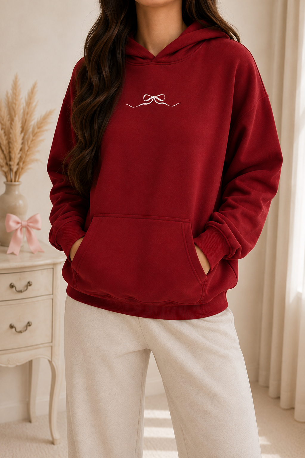I'm Just a Girl Oversized Hoodie
