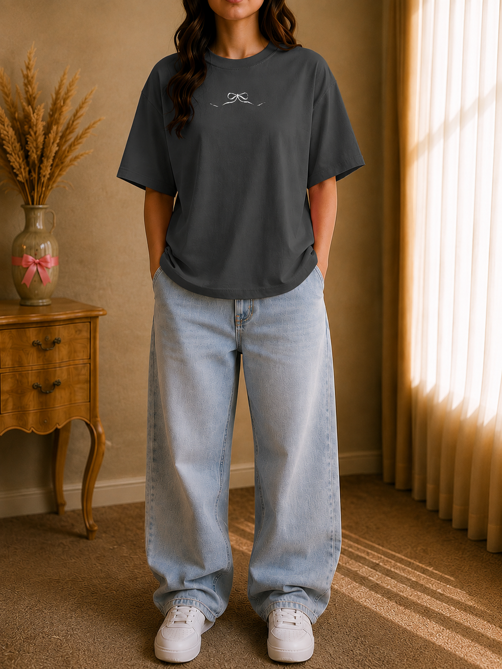 I'm Just a Girl Oversized Tee