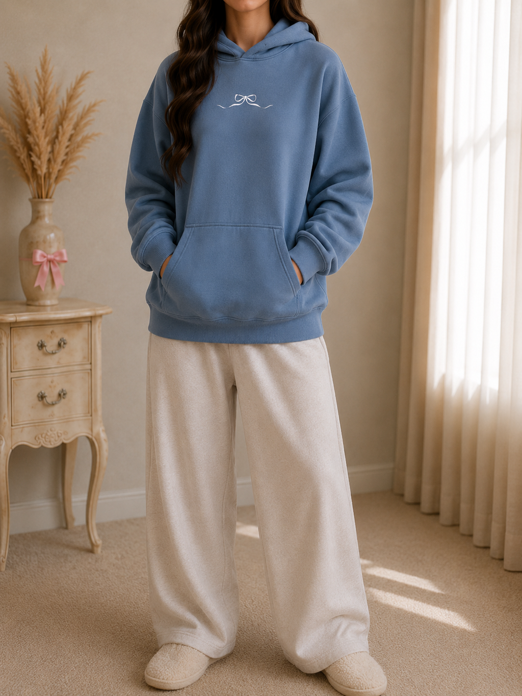 I'm Just a Girl Oversized Hoodie