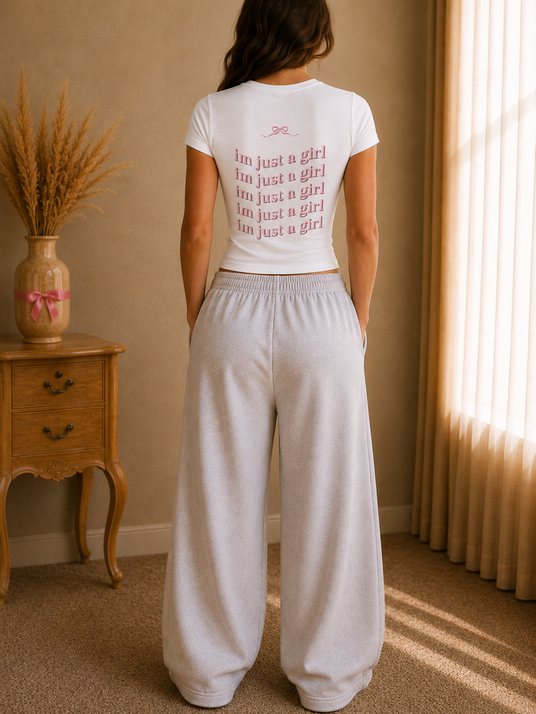 I'm Just a Girl Tight Tee