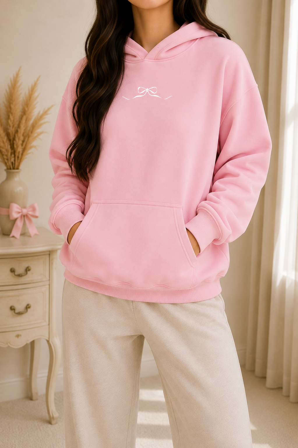 I'm Just a Girl Oversized Hoodie