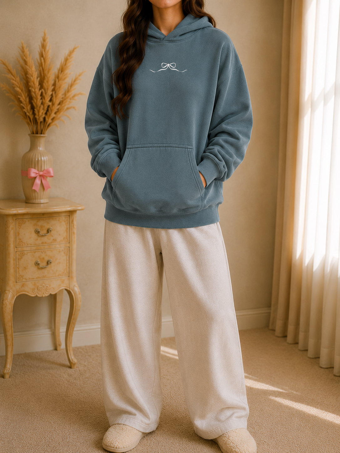 I'm Just a Girl Oversized Hoodie